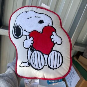 Peanuts Snoopy with Red Heart Pillow